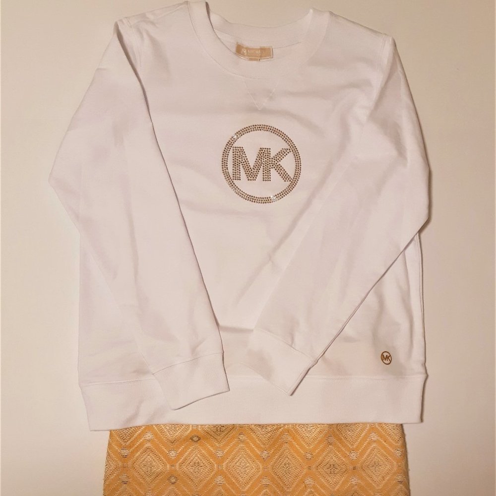 ❌ SOLD ❌Michael Kors | Gold Logo| Sweatshirt - Picture 2 of 16